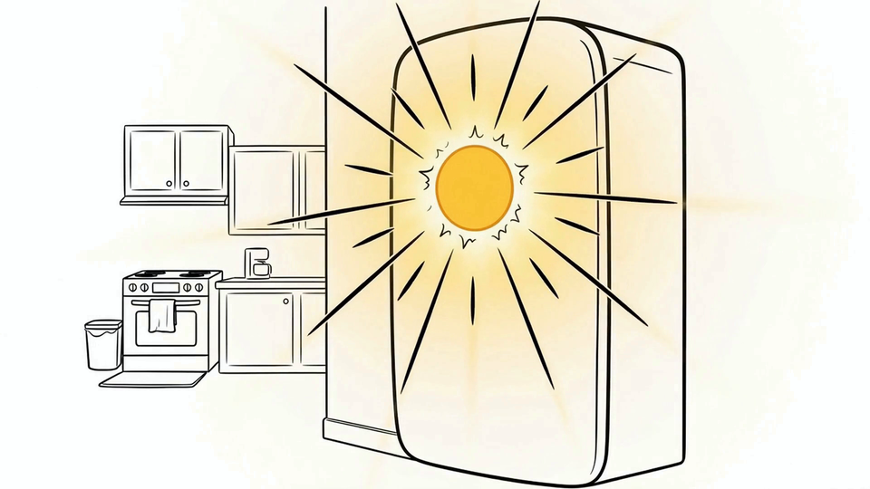 Illustration of a bright trigger lighting a room.